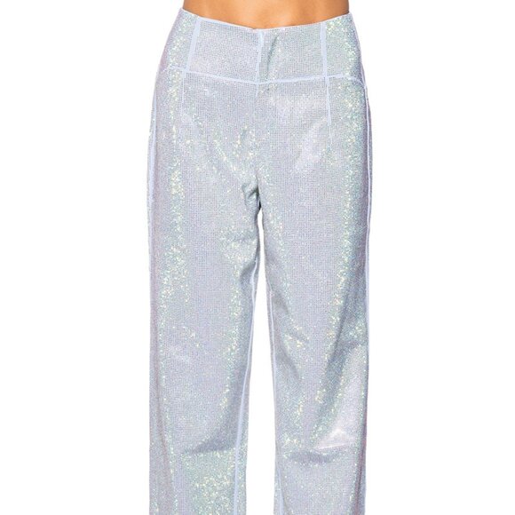 NEW Akira Full Rhinestone Blue Pants- SIZE Medium FREE SHIP - Picture 7 of 10
